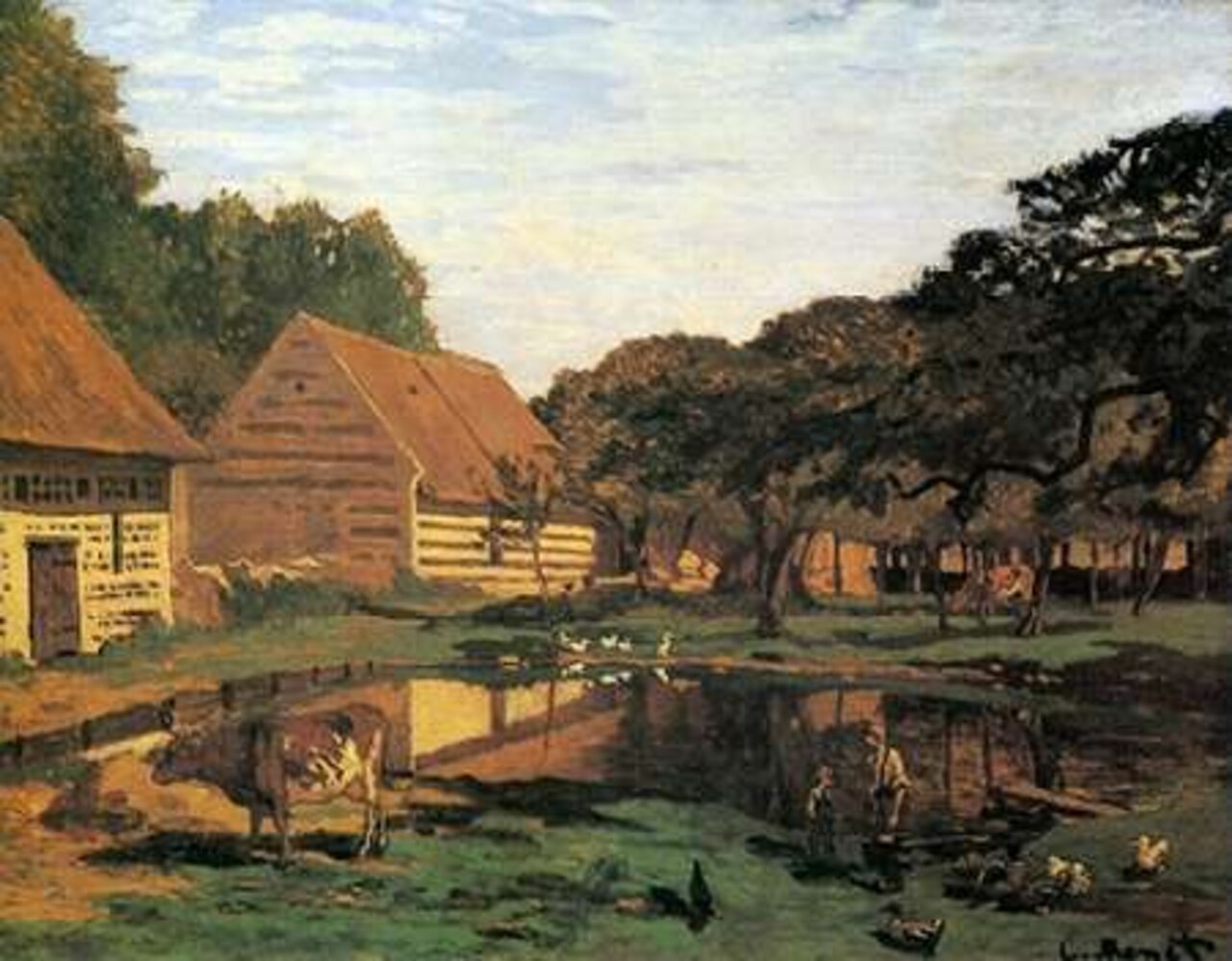 Farmyard In Normandy 1863 Poster Print by Claude Monet - Item # VARPDX373775